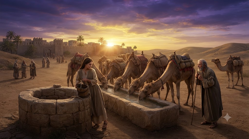 Genesis Chapter 24 — A Bride for Isaac: The Orchestrated Alignment of Providence, Encountering Rebekah at the Spring