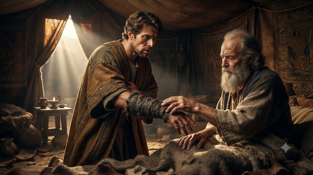 Genesis Chapter 27 — Jacob Steals Isaac's Blessing: Savory Meat and Goat Skin Deception, The High-Stakes Interception of the Patriarchal Decree