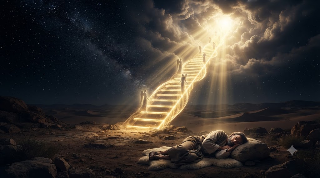 Genesis Chapter 28 — Jacob's Ladder at Bethel: The Gateway of Heaven Discovered in a Desolate Frontier, The Covenant of Global Companionship