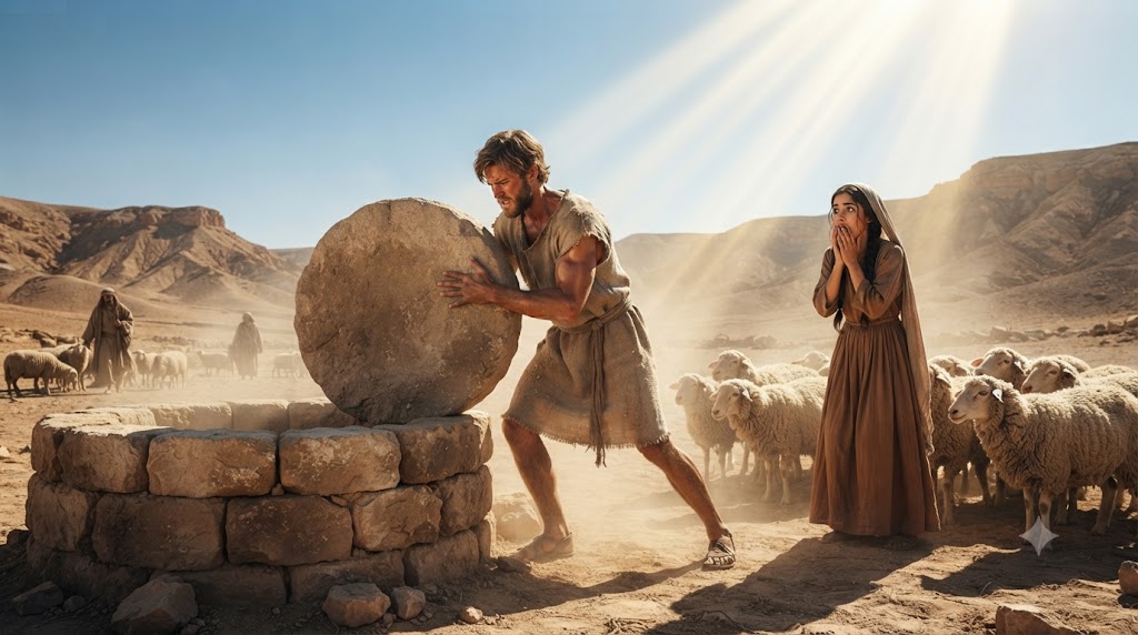 Genesis Chapter 29 — Jacob in Haran: The Well of Destiny, Encountering Rachel and the Long Lease of Deceptive Reciprocity