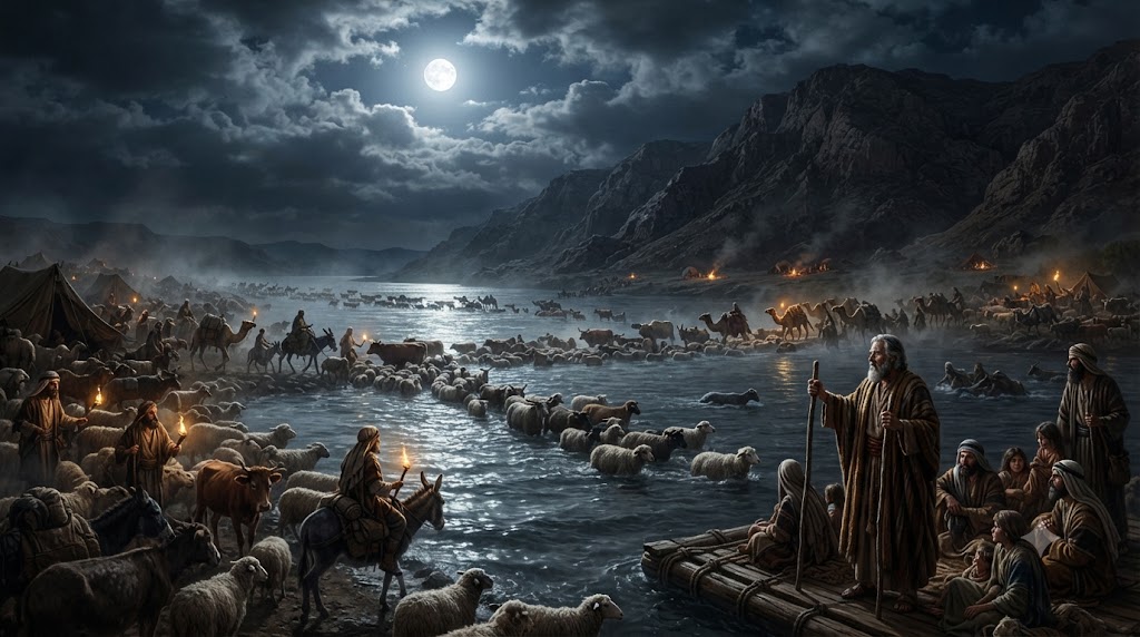 Genesis Chapter 31 — Jacob Flees from Laban: The Covert Exodus, Erecting the Treaty Pillars at Mizpah